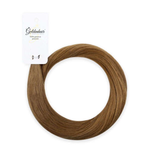 Kvalitní Tango´s Gold Hnědé vlasy Goldenhair k prodlužování dostupné v kadeřnictví a salonu Brno